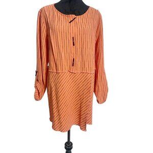 Ali Miles Size Large  Top Blouse Lagenlook Boho Art to Wear